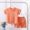 Children's short-sleeved suits, summer clothing for kids and girls, boys' T-shirts, baby clothes wholesale, children's short-sleeved summer clothing Application Scenario